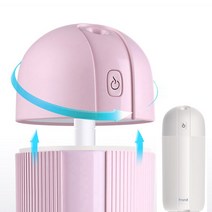프롬비 워터캡슐 무선 미니가습기 FA126 필터증정 무선가습기, 인디핑크