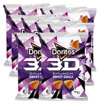 호주 도리토스 Doritos Crunch 3D 크런치 스위트 칠리 스낵 130g, 10팩