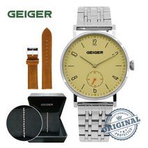 가이거(GEIGER) 남성 메탈시계 GE21163GYS/가죽밴드+팔찌증정
