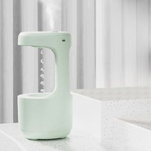 물멍 무중력 가습기 물방울 New Water Drop Antigravity Humidifier USB Home Desktop Anti Gravity Reflow, 01 라이트 그린_03 EU