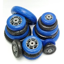 8인치 국내산바퀴 발포바퀴 (핸드카 일륜차 이륜차 브라켓 리어카 손수레용), 통바퀴(흑색)