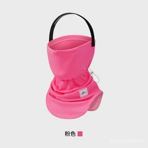 겨울용 보온 마스크 여성 라이딩 스키 방풍 페이스 워머 양이온 기모 두건 DTJ30, 평균 코드, 핑크 (블랙 로프)