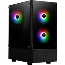 데스크탑 케이스 Gamdias RGB 게이밍 ATX 미드 타워 컴퓨터, GDTALOS E3