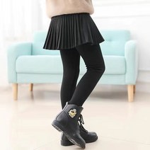 밀크봉봉 여아 가을 겨울 벨벳 치마 레깅스 기모 아동 치마 레깅스