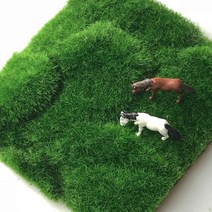 인조 잔디 시뮬레이션 이끼 벽 녹색 식물 diy 인공 보드 웨딩 미니 정원 마이크로 풍경 장식 액세서리, 30X30cm, C