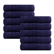 송월타월 블랙라벨 호텔수건 200g 40수 코마사, 네이비, 10개