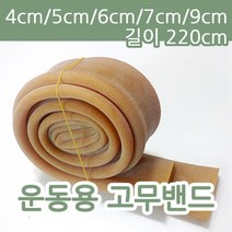 고무밴드 수련용쥬브 근력밴드 유도밴드 튜브 운동실내, 4cm
