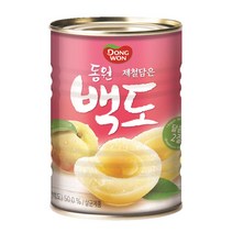 동원 백도2절 400g, 12캔