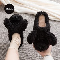 털신발 여자를위한 귀여운 동물 슬리퍼 여자 kawaii 솜털 겨울 따뜻한 upgrate