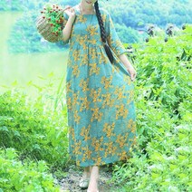 여성 린넨 원피스 여름 빈티지 롱원피스 오피스룩 45호 AAmd1fb