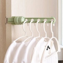 5구 옷걸이행거 공간활용 행거 사이드 헹거, (블루)