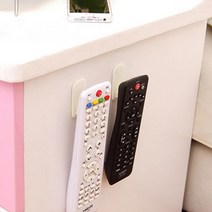 기가지니리모컨 kt리모컨 lgu플러스리모컨 부착식 걸이 홀더 보관 꽂이 거치대, 화이트 2개입