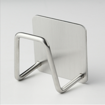 끌림홈 접착식 스텐 수세미 거치대 2p