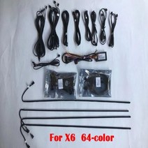 bmw코딩케이블 obd2케이블 진단 커넥터 자동차 내부 LED 스트립 램프 바 블루투스 64 색 버튼 컨트롤 BMW 5 시리즈 G30 G38 X1 X3 X4 X5 X6 G01 E7, 없음, X6 Universal Version
