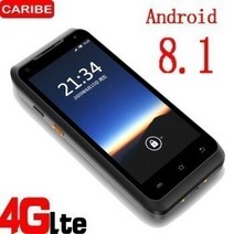 [해외] CARIBE 5.5 인치PDA 데이터 수집기 1D2D GPS UHF RFID 산업용 PDA 안드로이드 8.1 전화 바코드 스캐너 WIFOR 창고, 2D NFC AU