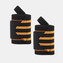 까마느 스포츠 헬스 골프 테니스 역도 유도 무술 태권도 손목 보호대 스트랩, 주황색, 주황색 1쌍(2개)
