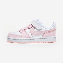 나이키 코트 보로우 로우 2 프리스쿨벨크로 베이비핑크 여자 어린이 스니커즈 여아 데일리 편안한 운동화 초등학생 조카 선물 추천