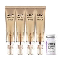 AHC 프리미어 아이크림 시즌11 40ml x4 + 셀큐어 기미멜라앰플 2X 7ml, 단품