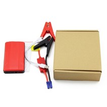 자동차 점프 스타터 멀티 카 스타트 휴대용 20000mah 전원 은행 비상 배터리 부스터 5v2a usb 출력 led 손전등 12v 가솔린, 빨간색