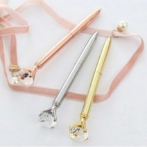 판촉볼펜 판촉용볼펜 신기한볼펜 다이아몬드볼펜 빈티, 로즈골드YY004671