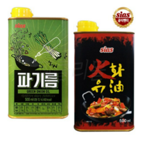 [퀴클리몰] 시아스 파기름 500ml + 화유 불맛기름 500ml, 4세트