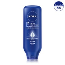 니베아 인-샤워 바디 로션 너리싱 드라이 스킨 아몬드 오일, 400ml, 1개
