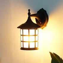 포르테 1등 벽등 실내 실외 벽조명 외부 벽부등, IN 블랙 46869