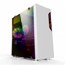 PC 케이스 컴퓨터 본체 조립 탄탈륨 데스크톱 DIYRGB 플레이어 측면기, 07.추풍자 블랙 3 오로라 팬, 01.공식 표준 분배