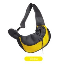 반려동물 백팩 Mesh Oxford Single Comfort Handbag Tote Pouch Pet Puppy Carrier S/L Outdoor Travel Dog, [02] L, 06 Yellow_02 L