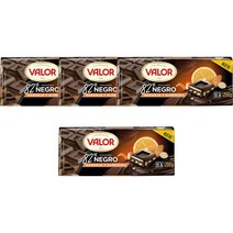 발로르 82프로 다크 초콜릿 오렌지 아몬드 200g Valor Chocolate Negro 82 Naranja Almendras