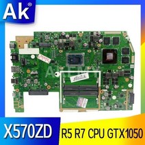 X570ZD X570DD GTX1050 GPU R5 R7 CPU 노트북 메인 보드 ASUS X570 X570Z X570ZD YX570ZD YX570Z X570DD 노트북 마더 보드, GTX1050 R5-2500U