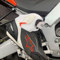 ALPINESTARS 알파인스타 오토바이 라이딩 쇼트 부츠 다이네즈 슈즈 라이더 레이싱 오프로드 여름 사계절 방수 오토바이 여단 겨울 남성, 블랙색과 화이트