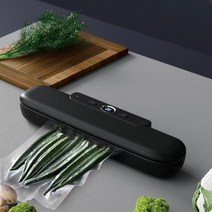 고성능 220v110v 오토 식품 신선 보관 진공 포장기 가전 제품 10 장, US, 02 Black