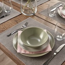 이케아 모던 테이블 식탁 개인 사각 린넨 매트 혼밥 면 식탁보 러너 심플 깔개 협탁 주방 IKEA 인테리어 용품 꾸미기