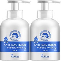 록키스 항균 버블 핸드워시, 2개, 500ml