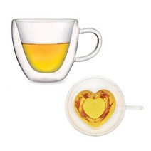 하트컵 이중 유리컵 머그컵250ml W 판촉물 _ 23020401EA, 쿠팡윤쓰 판매이력 본상품선택