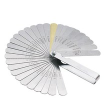 측정 도구용 고정밀 게이지 미터법 갭 필러 기계식 두께 32 개 블레이드 0.04 0.88mm, 01 Feeler Gauge