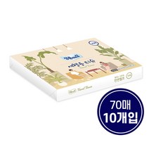 잘풀리는집 여행용티슈, 10개입, 70매