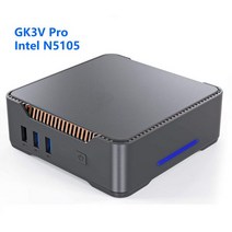 GK3V 프로 N5105 미니 PC 게이머 인텔 셀러론 J4125 윈도우즈 11 8GB 16GB 128GB 256GB SSD WIFI5 BT4.2 VGA 1000M, CHINA, Celeron N5105   AU, 16GB 512GB