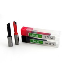 땅파는 기계 말뚝 타격봉 나무심는 기계 과수원 길이 57mm 3-15mm 갱 드릴 센터 비트 보링 머신 멀티 목재, 03 5x57L