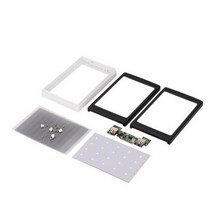 태양광 충전기 패널 멀티 컬러 듀얼 usb led pcba 회로 기판 폴리 실리콘 태양 광 발전 패널 휴대용 홈 diy 태양 전지 패널 18650 배터리 충전기, black diy