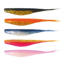 다미끼 아머쉐드 5인치 웜(투톤) 광어다운샷, 478 YELLOW POPPY 2