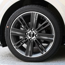 카주아 2017 신형 올뉴모닝 16인치 차량용 휠스티커 홀로그램 카본 휠튜닝랩핑 튜닝 스티커 악세사리 차량용품, 16인치_무광카본블랙