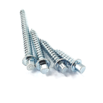 [유진코] 삼각피스 알루미늄 창호 샤시 쇼파 에어컨 실외기 삼각머리나사 4.5x70mm 1봉(100개)