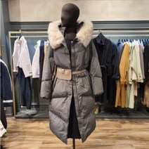 시슬리 SISLEY 포켓벨트 구스롱패딩 SAPDD6161 DK