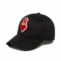 [백화점매장 정품출고] 엠엘비 야구모자 볼캡MLB 하트 언스트럭쳐 볼캡(3ACPH022N-50BKS)