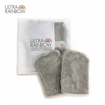 울트라레인보우 플러피 버핑 미트, 그레이, 2개