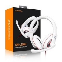 MAXTILL 헤드셋 GM-L100H 화이트