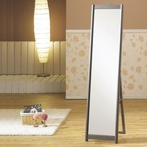 우드웰 래핑 스탠드 전신거울 400 x 1600 mm, 월넛