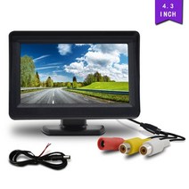 후석모니터4.3/5 인치 모니터 TFT LCD 화면 디스플레이 자동차 차량 트레일러 픽업 RV 트럭 주차 후면보기, 01 4.3 Inch Monitor